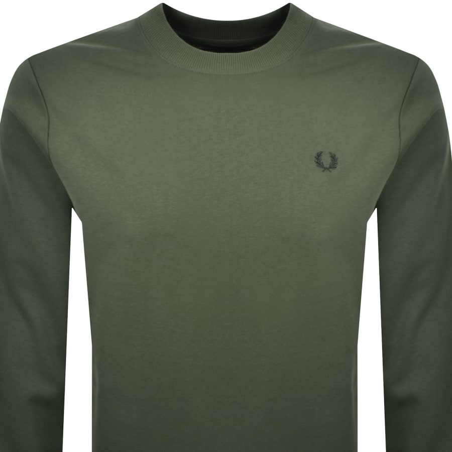 Fred Perry Crew Neck Sweatshirt Green